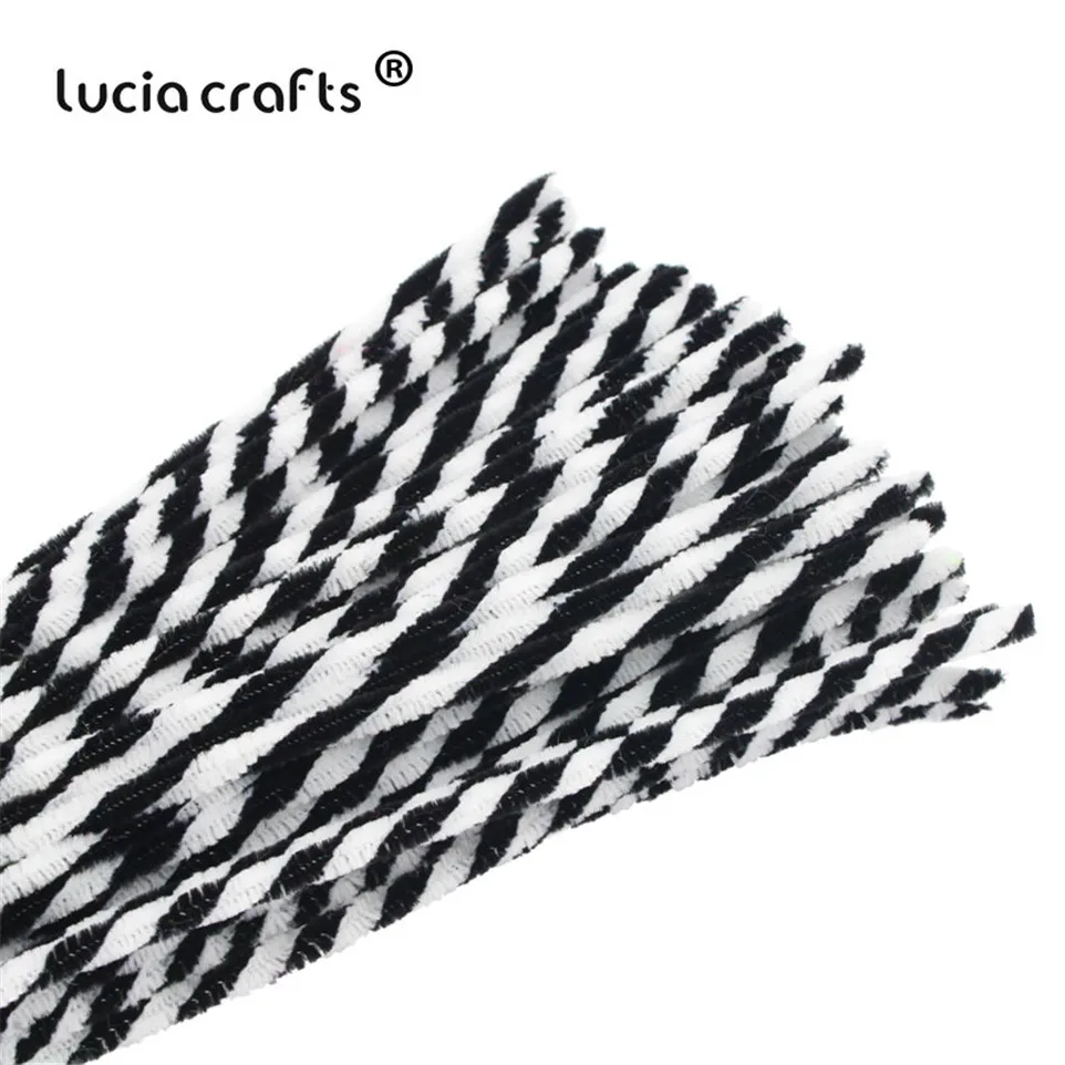 Lucia ремесла 6 мм* 30 см 25 шт./лот стебли синели, очистители труб DIY ремесленные материалы креативное ремесло L0103