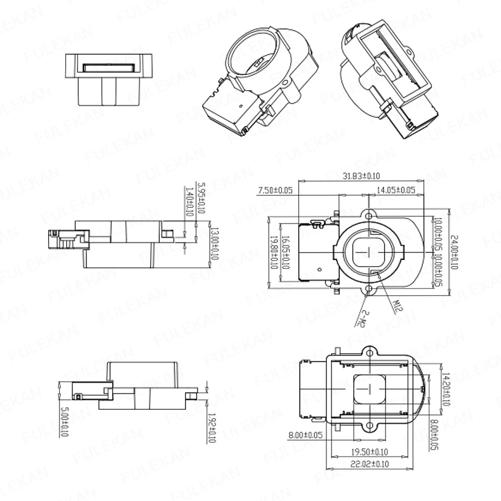 IR CUT 1/1. 8 дюймовый ICR с креплением M12 подходит для IMX178/185/385 двойных фильтров