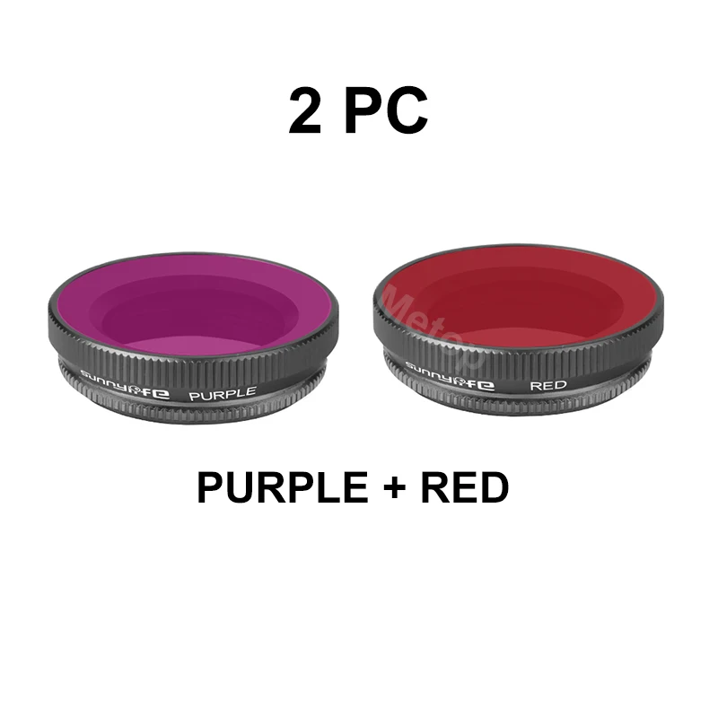2 pc Diving Filter Фильтры для камеры OSMO Action CPL/ND4/ND8/ND16/ND32 PL круговой поляризатор фильтр для DJI OSMO Acessories - Цвет: 2 pc Diving Filter