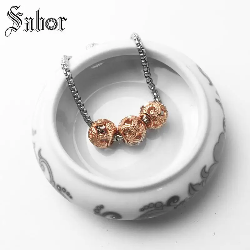 Женские бусины сделай сам роза Φ 2020 новые ювелирные изделия серебряного цвета