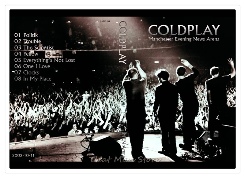 Coldplay рок постер музыкальной группы четкое изображение наклейки на стену украшение дома хорошее качество печатает белая крафт-бумага 42x30 см