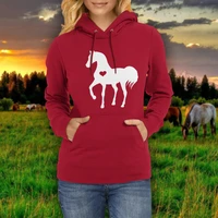 heart horse hoodie valentine horse equestrian clothing equestrian gifts horse gifts horse clothingz208