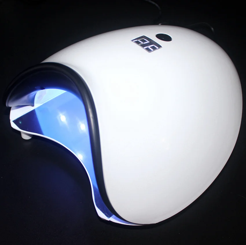 48 Вт Светодиодный УФ лампы для ногтей Сушилка Гель лак машина с нижним ЖК дисплей