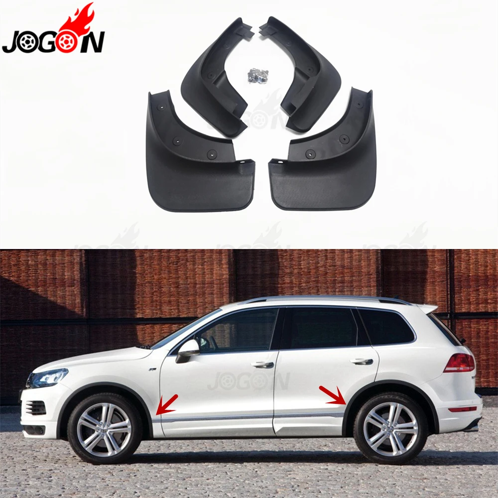 Для Volkswagen Touareg R Line 2012- автомобильные передние и задние брызговики Брызговики, брызговики, защита от пыли, 4 шт