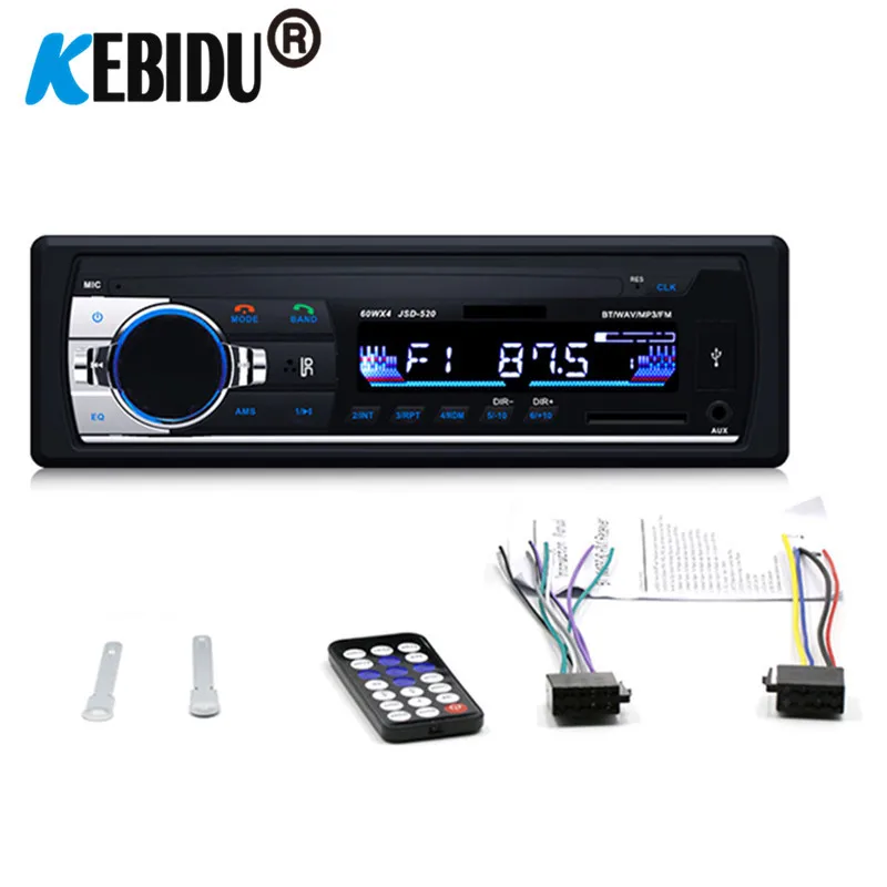 12V 1Din Автомобильный MP3-плеер Bluetooth стерео радио беспроводной fm-приемник GPS