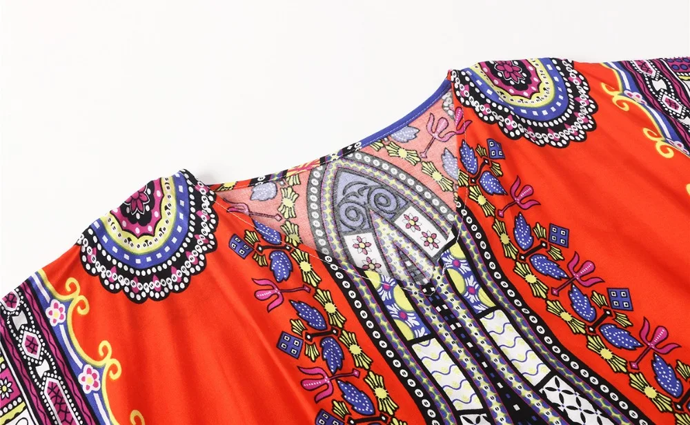 Принт Большой Размеры пляжные туники район кафтан пляжное платье 2018 купальники