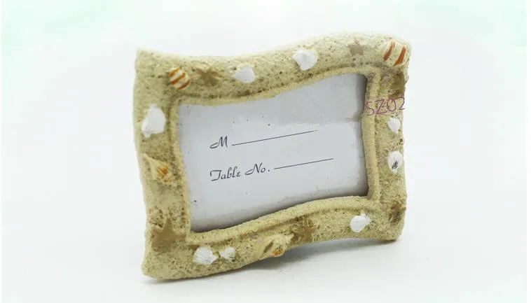 Держатель для карт с песком и ракушками фоторамка свадебных принадлежностей 10