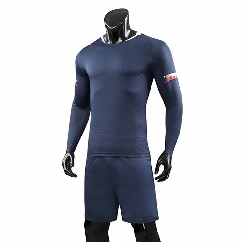 Футбольные майки survete для мужчин, набор для футбола DIY uniforme для мужчин, детей, Futbol, тренировочная форма, набор для мужчин, с длинным рукавом, на заказ - Цвет: navy