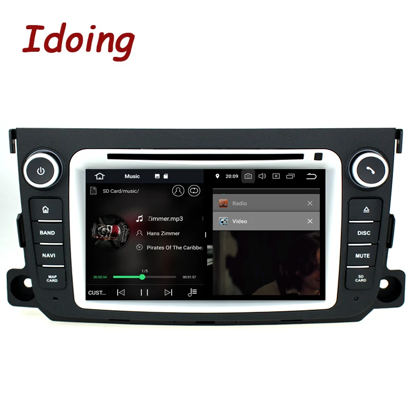 Автомагнитола Idoing 7 &quot 8 ядер 2Din Android 0 GPS DVD мультимедийный плеер 4 Гб + 32 ГБ для Mercedes