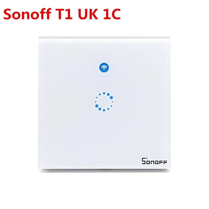 Интеллектуальный выключатель света Sonoff T1 US/EU Wi-Fi RF/APP/Touch Управление настенный выключатель света 1/2/3 Gang 86 панель типа настенный сенсорный переключатель света Умный дом