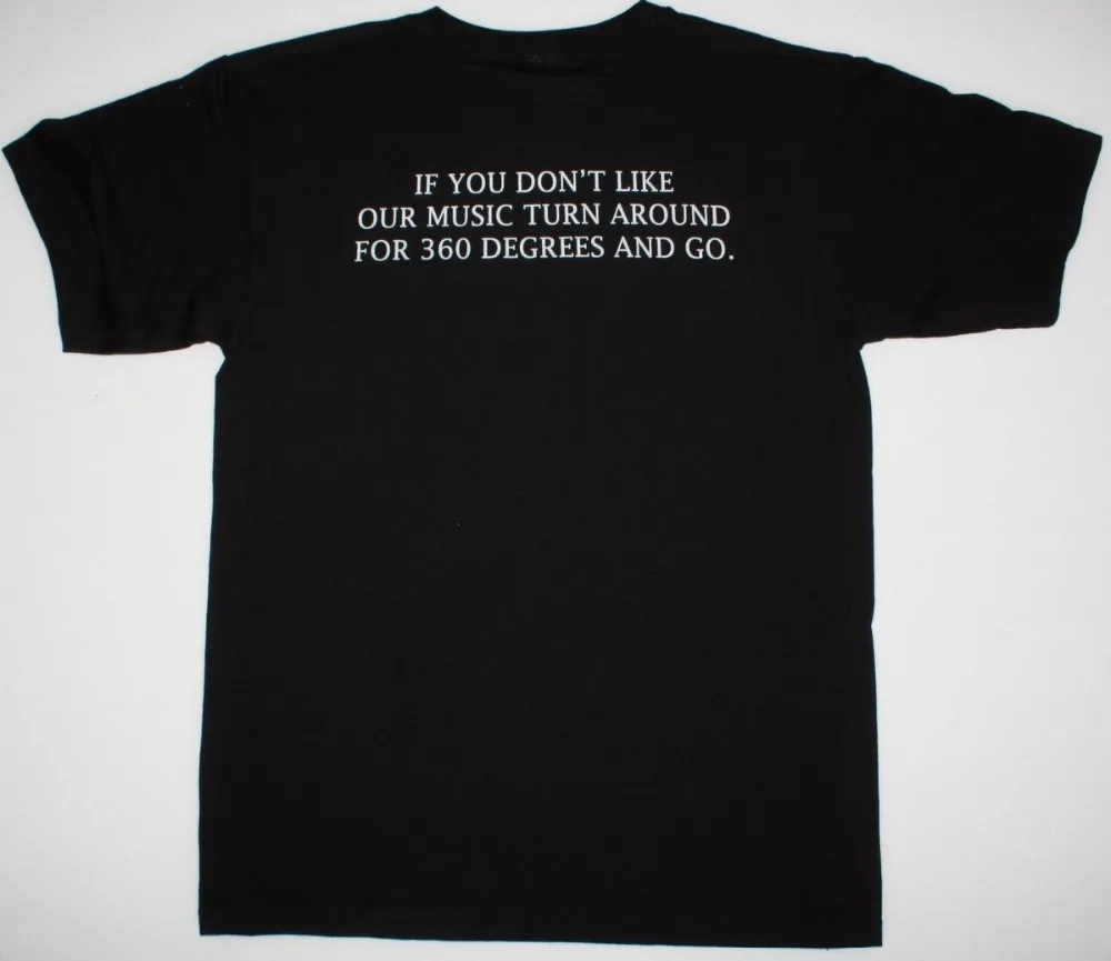 Футболка Лето Мужская Короткие Laibach Логотип Промышленных Темно-Волна Авангарда