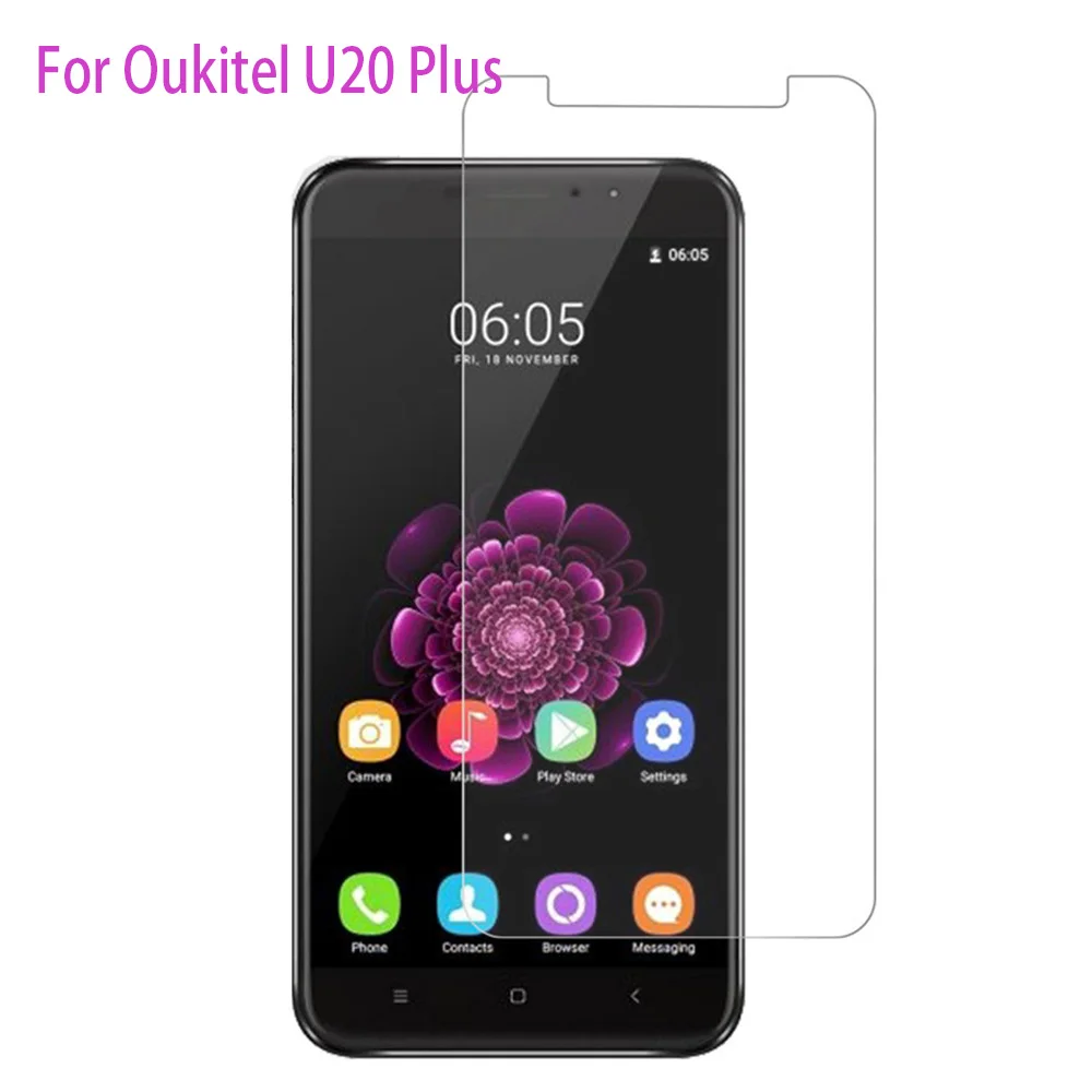 2 шт. закаленное стекло Naxtop 2.5D для Oukitel U25 Pro / U23 U22 U20 Plus U15 U15s Transparent|Защитные стёкла и