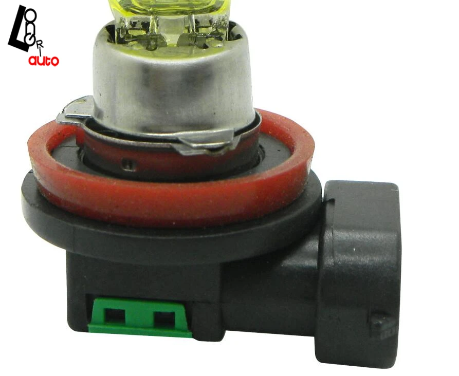 2 x H11 HOD 12V 3000K 100W золотисто-желтые автомобильные галогенные лампы для фар