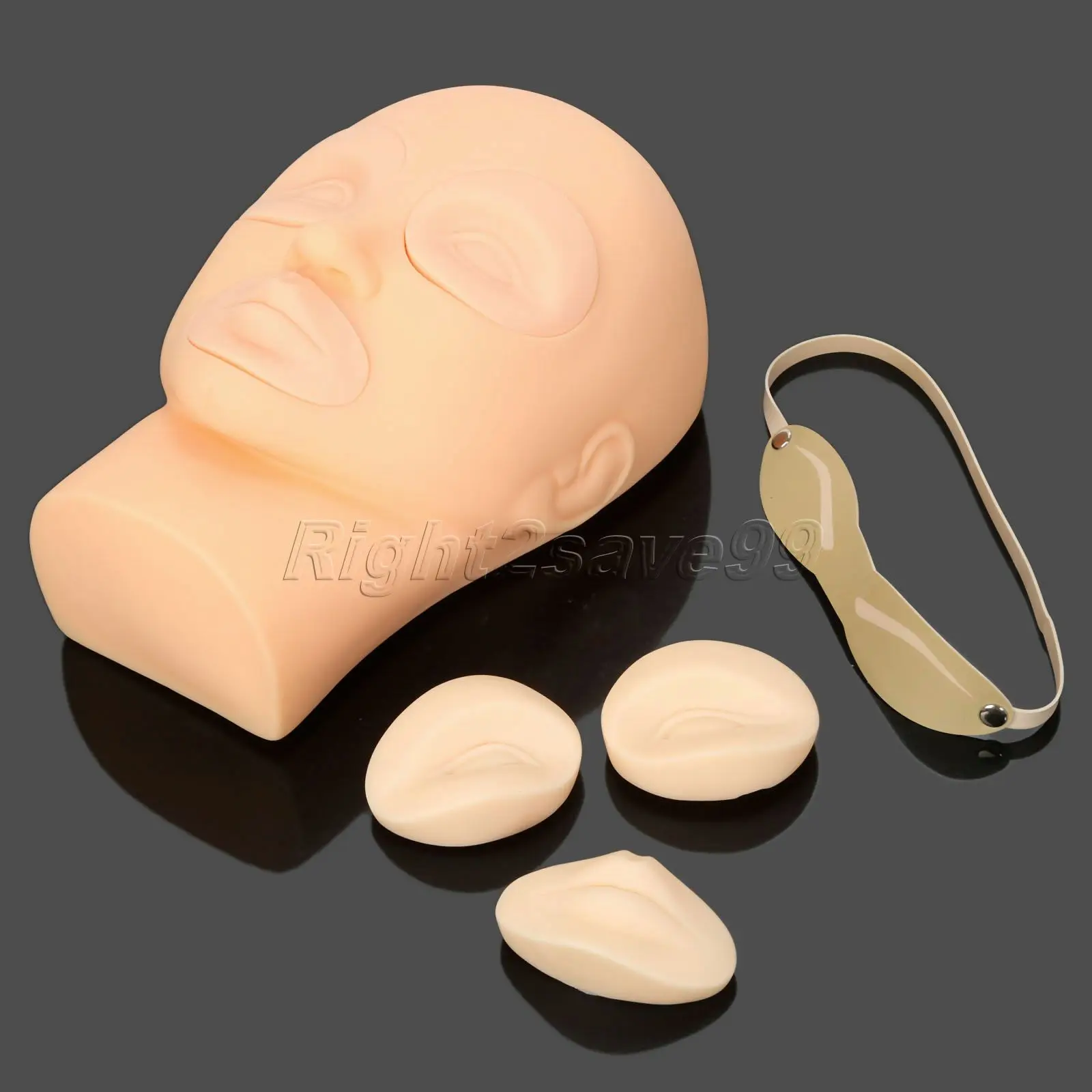 Манекен для тренировки кожи начинающих 1 комплект: голова татуировки + бровей 2