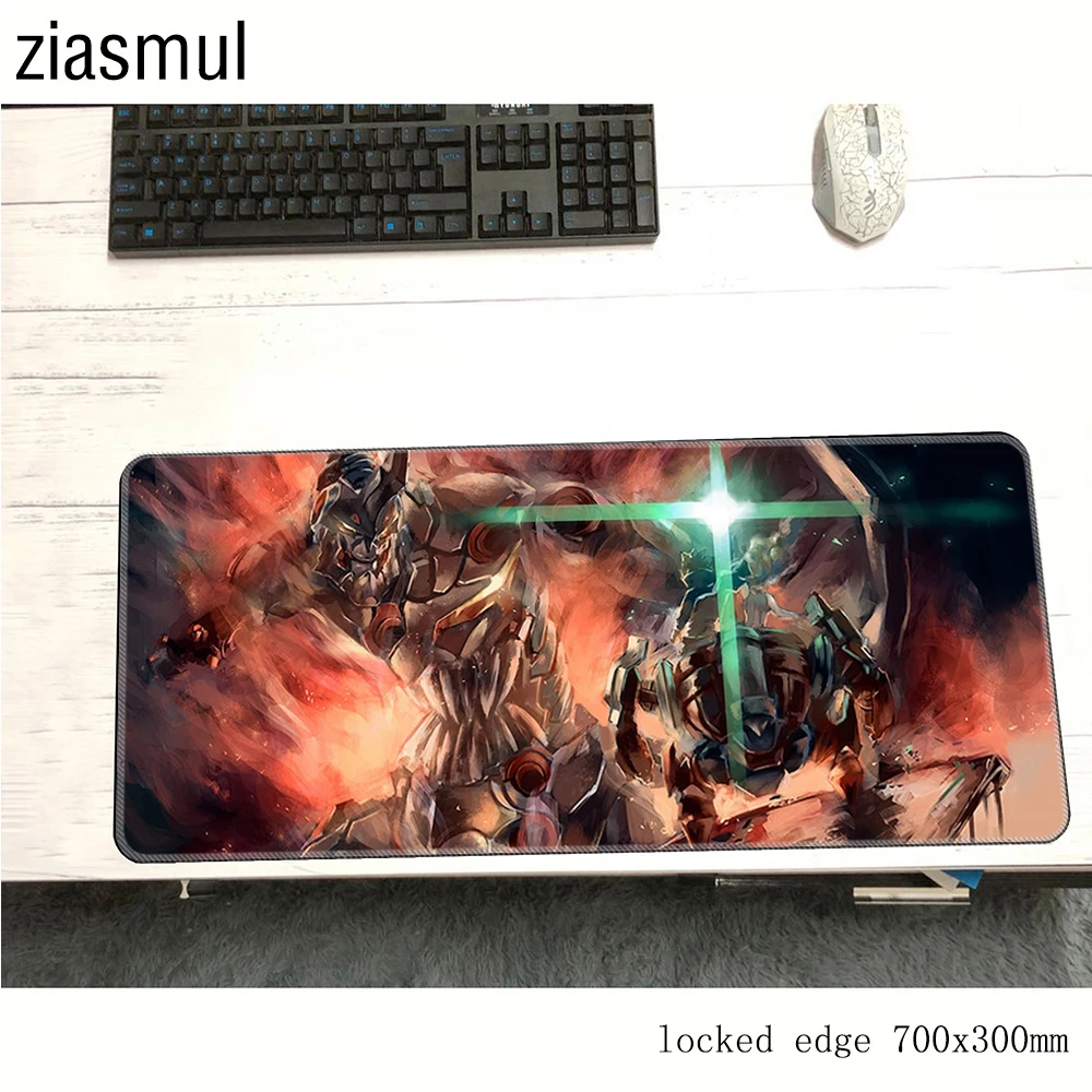 Игровой коврик для мыши gurren lagann 700x300x2 мм с блокированными краями|Коврики мышей| |