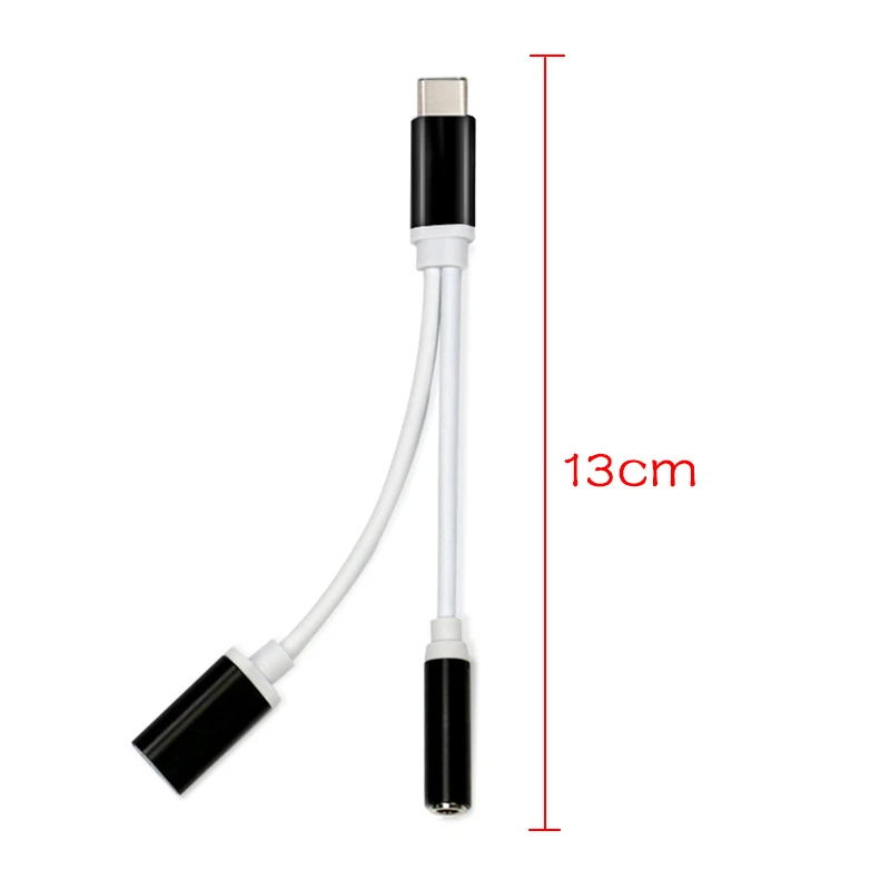 3 5 мм аудио сплиттер кабель type C до для зарядки наушников 2 в 1 USB данных телефон