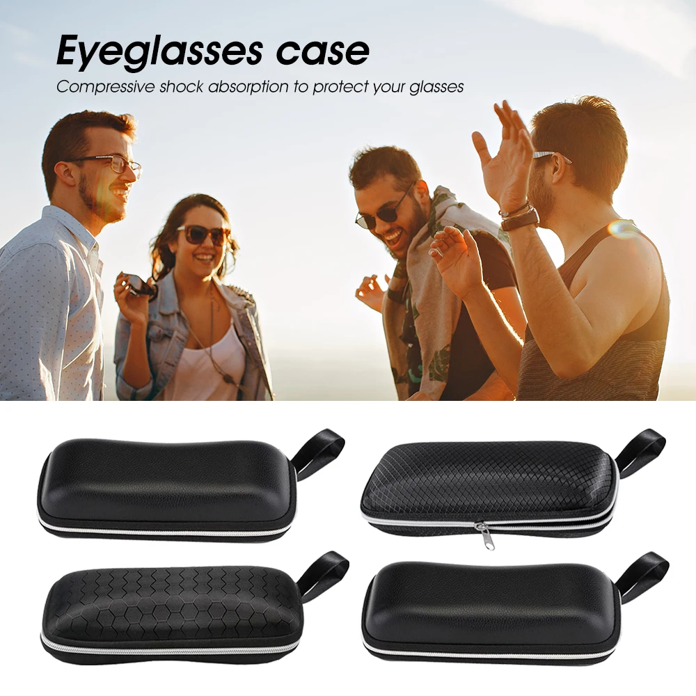 Чехол на молнии для очков s компрессионный черный чехол солнцезащитных Коробка