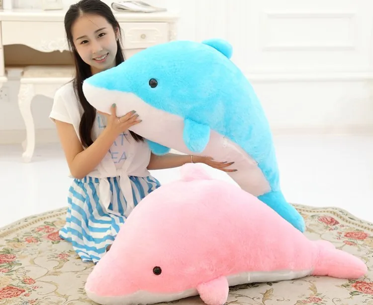 95 см/110 см Kawaii плюшевая кукла с подушкой для сна Дельфин Peluche подарок на день