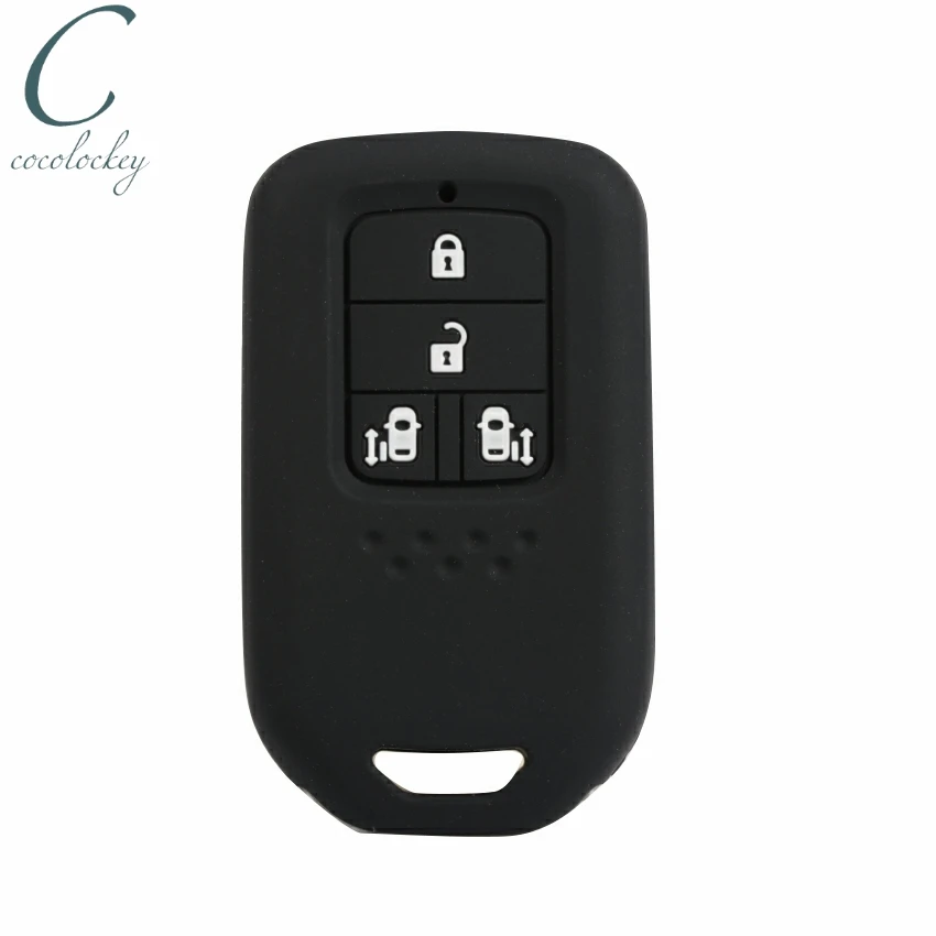 Cocolockey силиконовый чехол для автомобильного ключа Honda ELYSION Odyssey с 4 кнопками