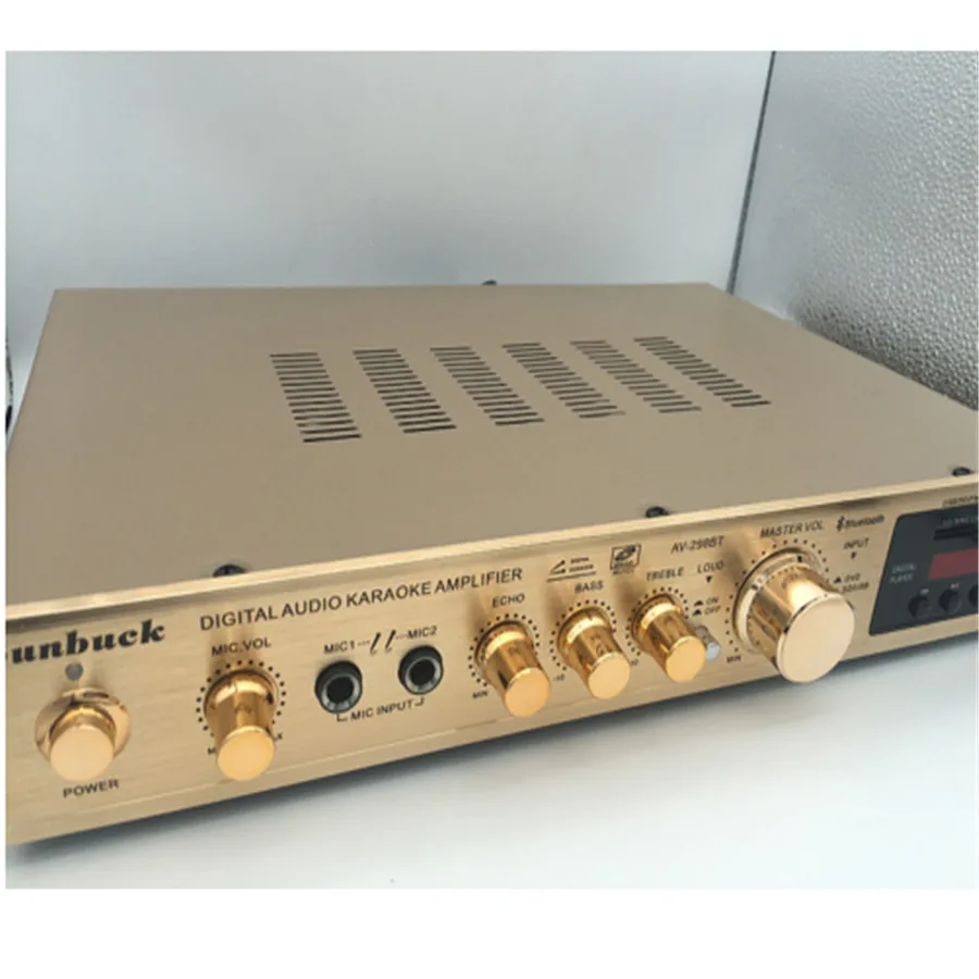 Домашний цифровой усилитель мощности для караоке C5198 300 Вт + с USB SD картой