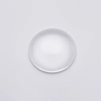 50pcs 16mm round clear glass cabochon magnifying round doom glass cabochon for jewelry making diy photo pendants