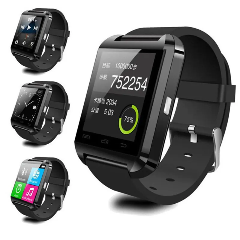 Bluetooth Smart U наручные часы SmartWatch U8 с Спорт Шагомер сообщение Sync напоминание