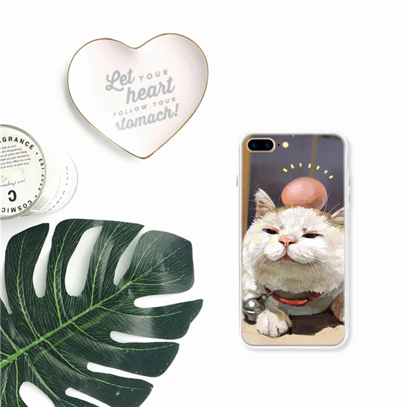 YOUTIME design fashion phone case for iphone 7 plus 6 6s PC hard back cover cool anti-knock cat lovely cute animals pattern |