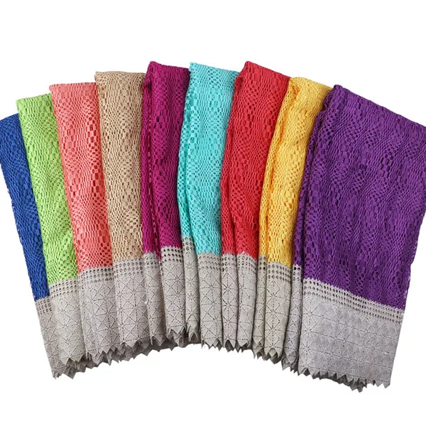 Хорошее Качество Гипюр Шнур Кружевной Ткани Вышитые Африканский Растворим В