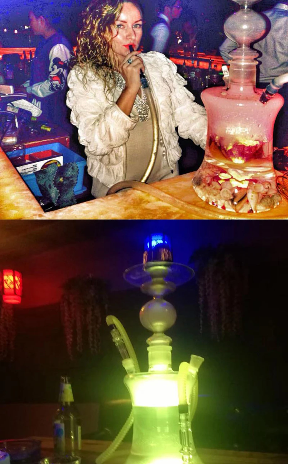 Арабский стеклянный кальян наргиле со светодиодный светильник Chicha Кальян Аксессуары для кальяна вечерние Подарки с фабрики Прямая поставка