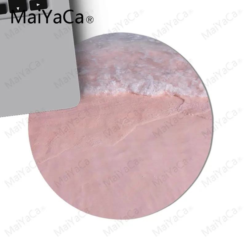 MaiYaCa розовый Серия Love Pig Beach Waterdrop высокоскоростной новый круглый коврик для мыши