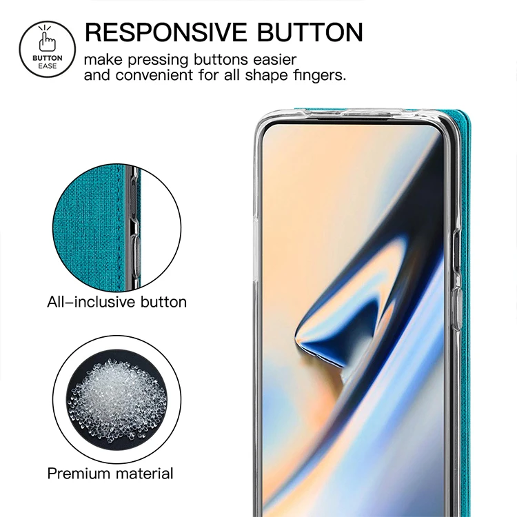Для Oneplus 7T 7T Pro Чехол для телефона кошелек Мягкий противоударный флип защитный чехол для Oneplus 7 7 Pro Анти-падение флип чехол