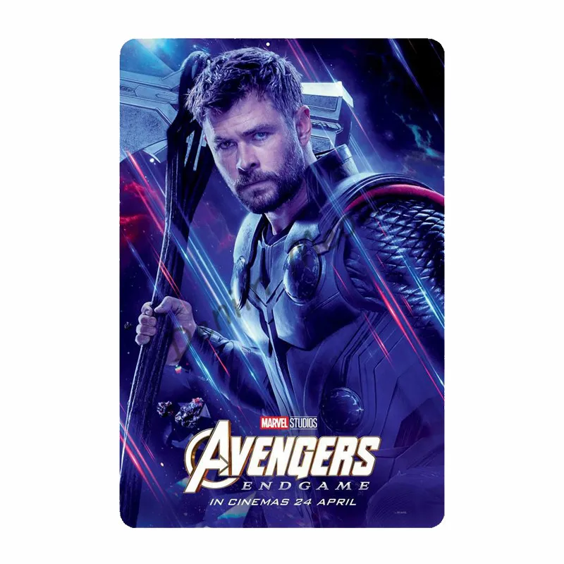 22 Marvel Charackers винтажные декоративные металлические пластины Мстители супер герой Живопись стены искусства стикеры Паб Бар Кафе домашний декор WY47 - Цвет: 22