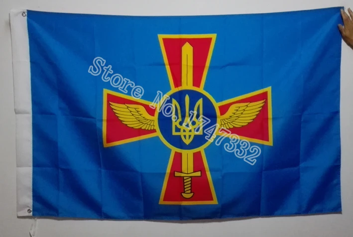 Флаг ВВС Украины Ensign горячая распродажа товаров 3x5 футов 150x90 см баннер латунные