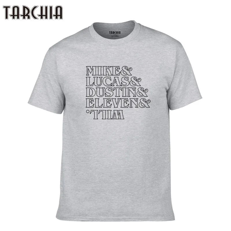 Футболка TARCHIA мужская с принтом повседневная брендовая футболка для мальчиков