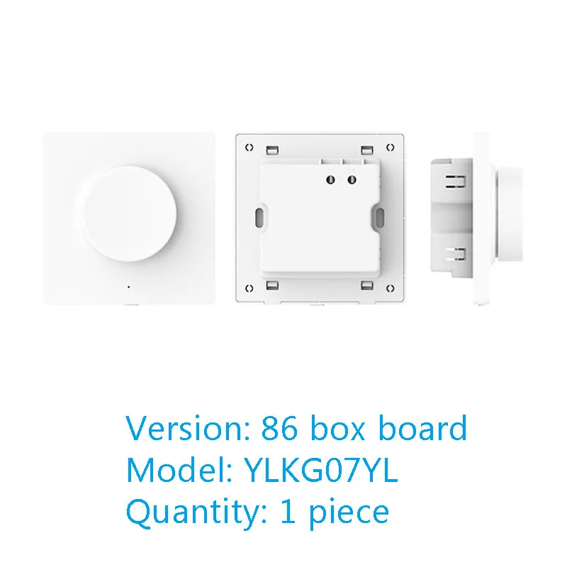 1 Wall switch Xiaomi Yee светильник, умный диммер, BlueTooth беспроводной переключатель, настенный выключатель, умный светильник, контроллер, приложение для умного дома - Цвет: 1 Wall switch