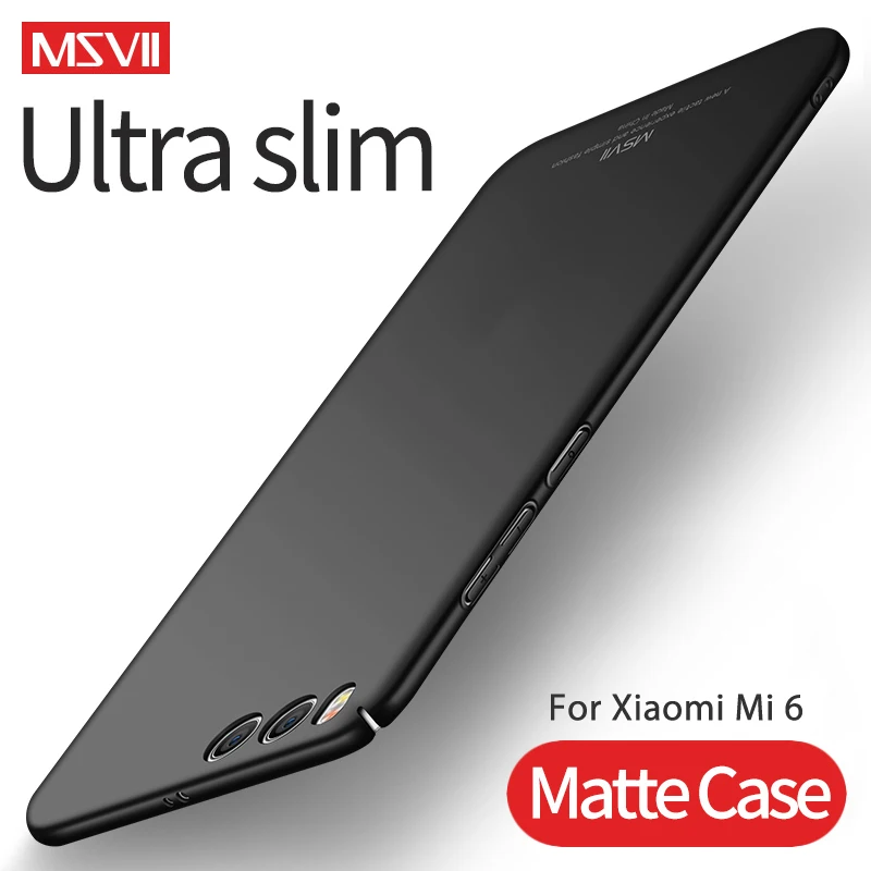 Чехол для Xiaomi mi 6 MSVII, Жесткий Чехол из поликарбоната с полной защитой, Ультратонкий матовый чехол для Xiaomi mi 6 mi 6, чехол для телефона s Coque