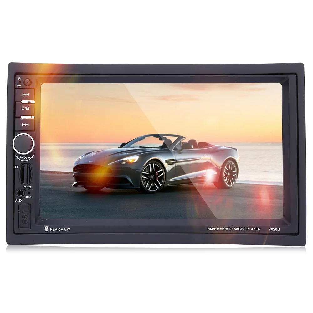 Автомобильный мультимедийный плеер 7020G 2 Din 7 дюймов сенсорный экран