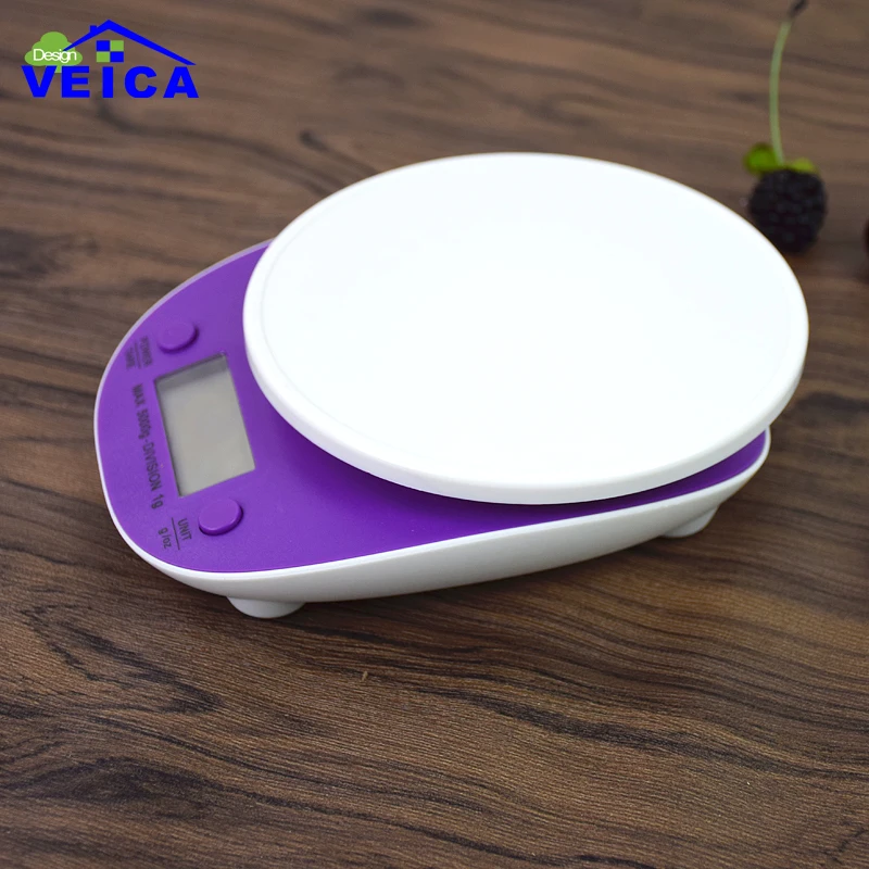 Цифровые весы для пищевых продуктов 5 кг Почтовые кухонные инструменты
