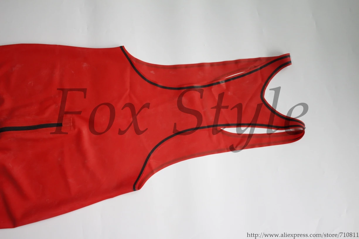 Мужская 100% ручная работа резиновая латексная спортивная одежда боди из