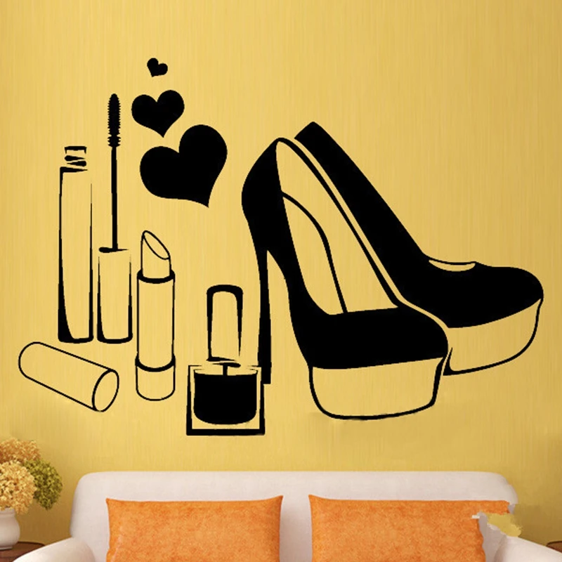 E866 обувь на высоком каблуке макияж губная помада салон красоты для девочек
