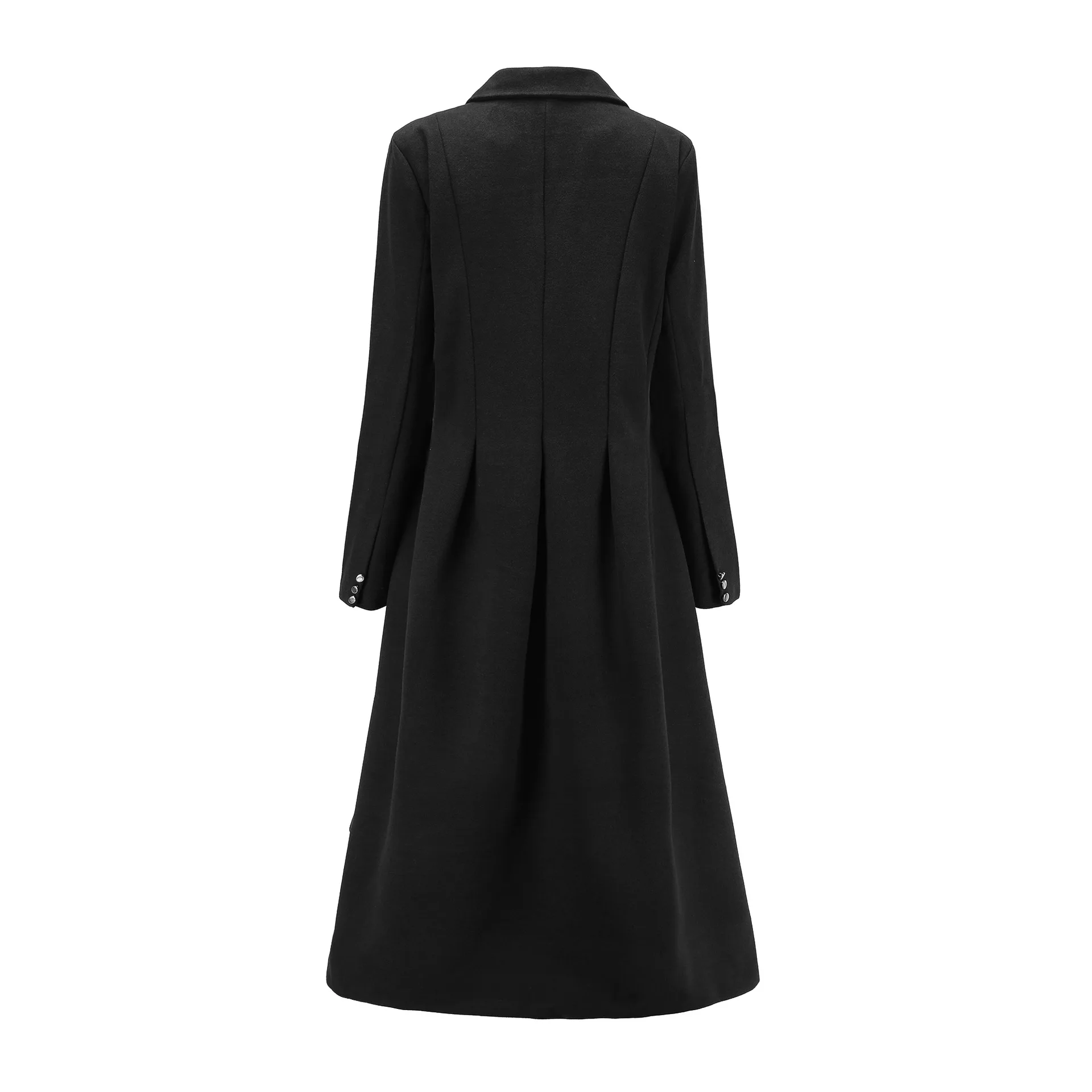 Новое поступление 2020 Зимняя шерстяная Женская ветровка в пол запонки для пальто |