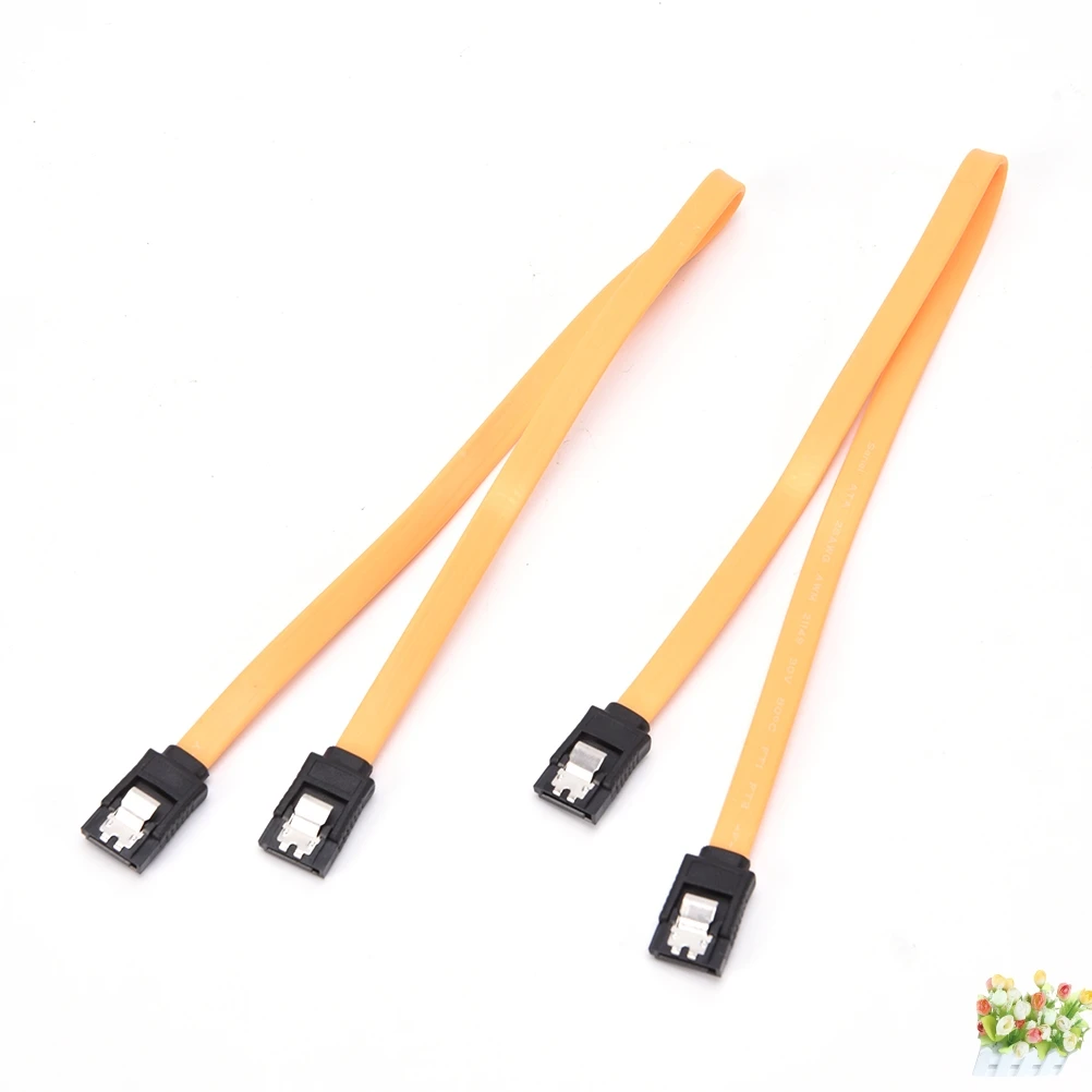 2 шт. SATA 3 0 кабель с датой прямым углом шнур для жесткого диска Sup порт двойной