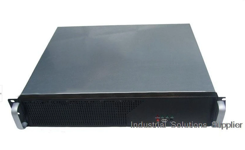 Новый короткий 2U компьютерный чехол промышленный серверный экран 3 вентилятора