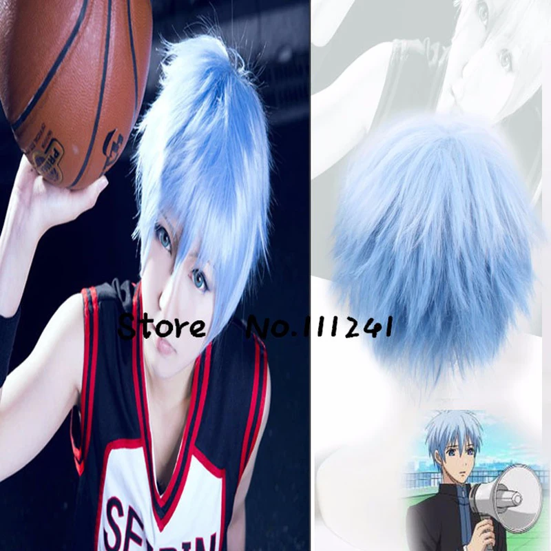 Модная новинка баскетбольный парик Kuroko's Kuroko Tetsuya 32 см из короткого ледяного