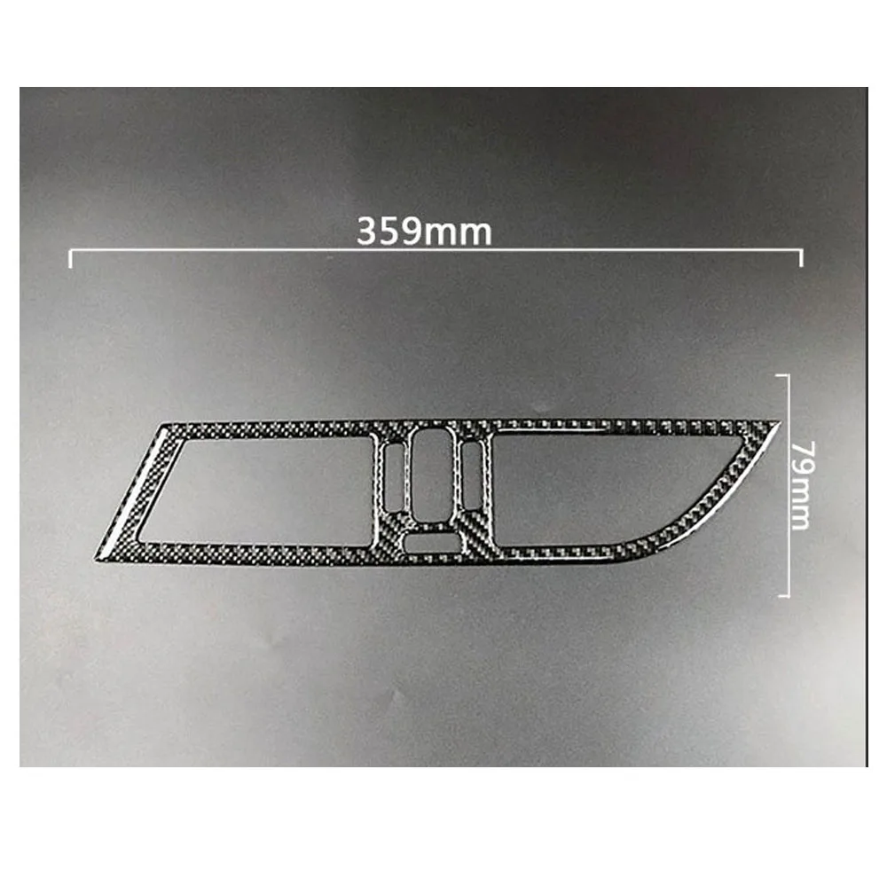 Карбоновое волокно Автомобильный интерьер Кондиционер Выход декоративная рамка