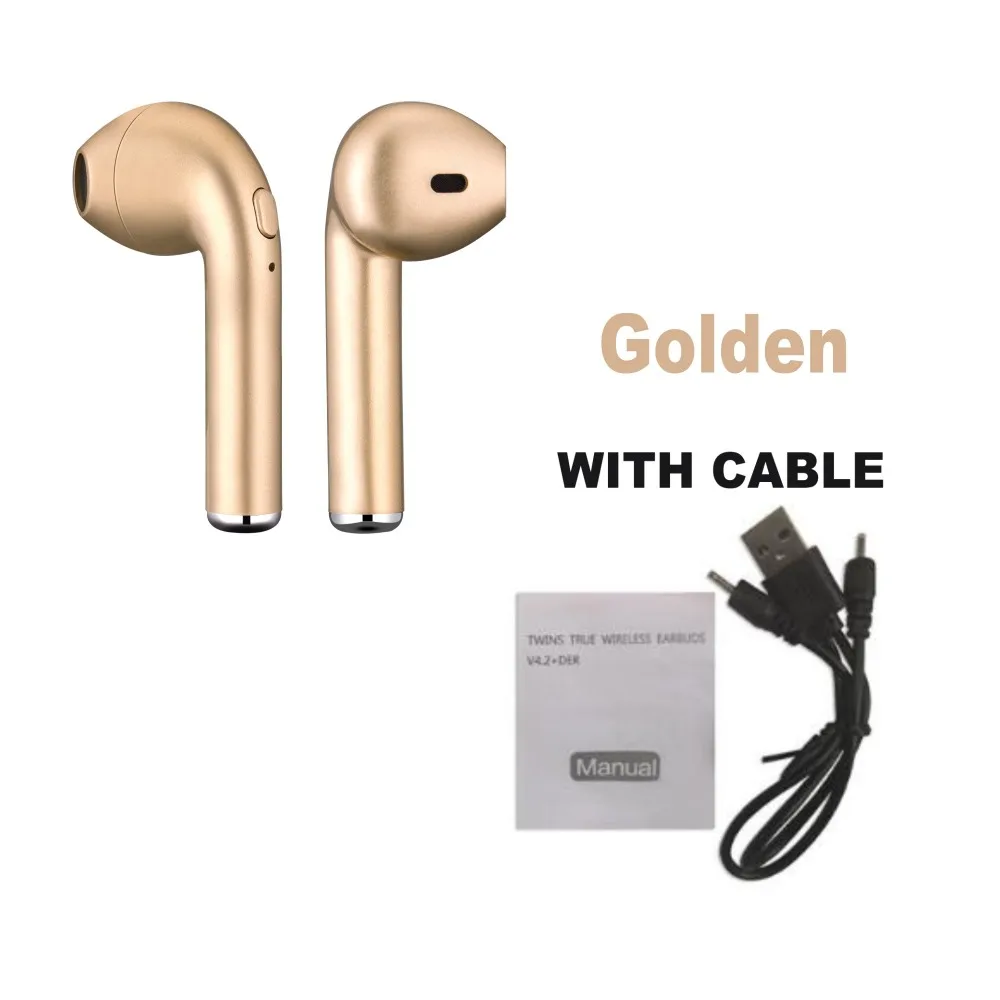 Новейшие I7 i7s tws беспроводные Bluetooth наушники гарнитура с микрофоном для apple xiaomi huawei
