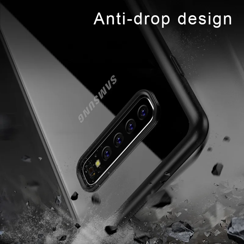 TCICPC для samsung S10 чехол samsung Galaxy S10 Plus чехол s силиконовая рамка прозрачность акриловый жесткий чехол для Galaxy S10E S10 Plus