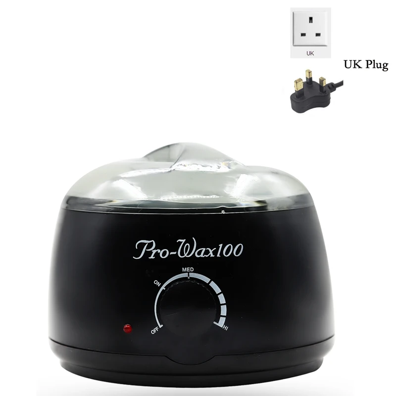 UK Plug Парафиновый нагреватель для депиляции, нагреватель воска, нагреватель, машина для удаления волос, Нагреватель восковых бобов для депиляции, эпилятор для воска - Цвет: UK Plug