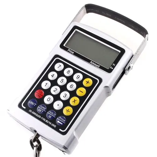 MYLB-портативные 50 кг 20 г LCD весовые весы крючок для рыбы Подвесные часы багажа |