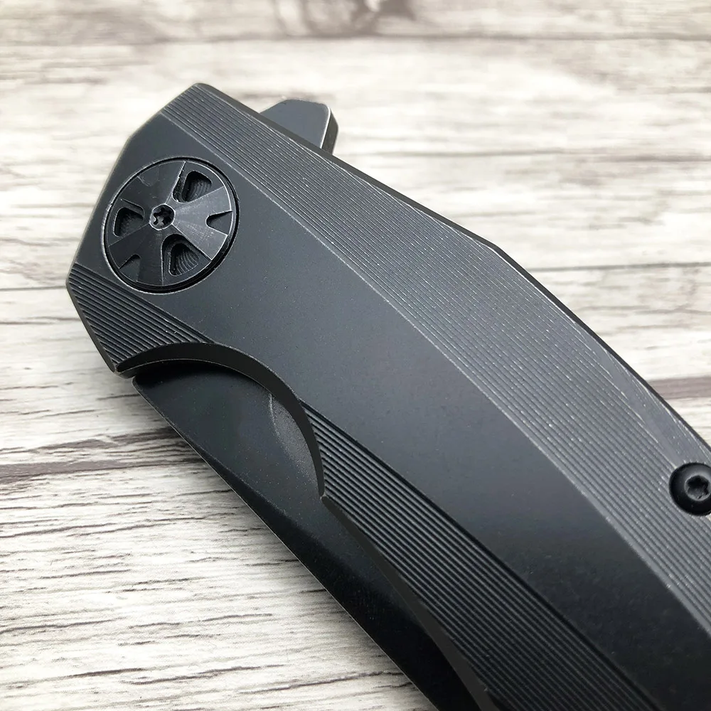 ZZSQ ZT 0456 0456BW складной титановый шарикоподшипник с ручкой Флиппер охотничий лагерь карманный инструмент для выживания EDC D2 лезвие инструмент нож